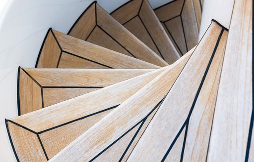 teak stairs