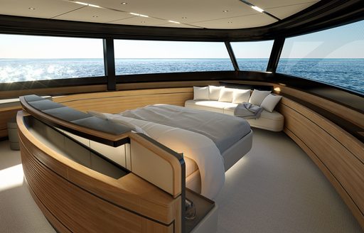 CAbin offering panoramic views on WHY200 yacht