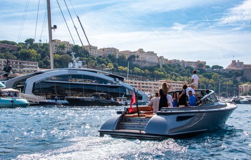 luxury shuttle limo tender at Monaco Yacht Show