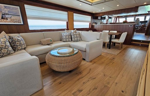 Outer Reef 830 Classic yacht interior salon