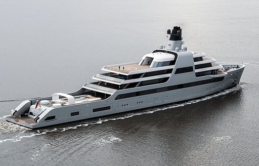 Superyacht SOLARIS on sea trials