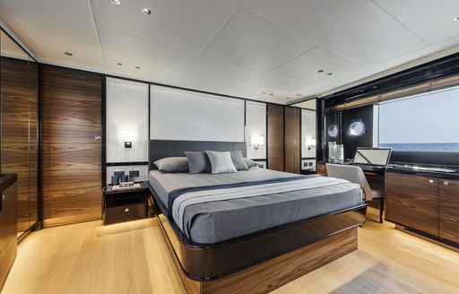 Owners cabin on an Absolute Navetta 68