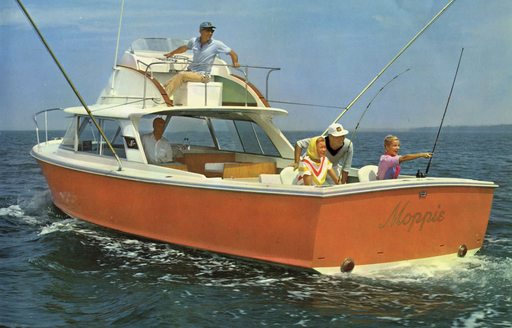 The prototype Bertram 31 named MOPPIE