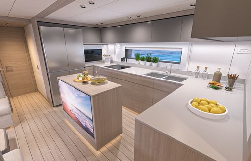 Pardo GT75 Galley