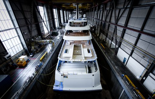 Superyacht GALINNA in docks