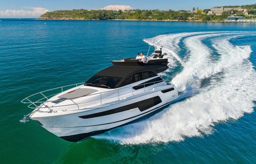 Fairline Squadron 50 running shot