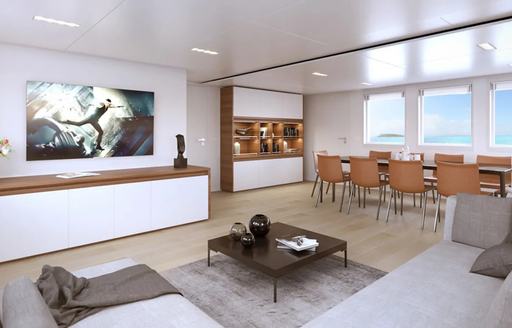 Lounge area on new Rosetti support vessel