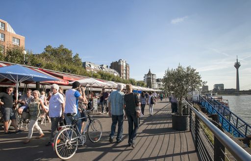 Riverside in Dusseldorf