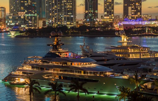 luxury yacht marina Miami