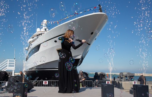 motor yacht DRAGON launch