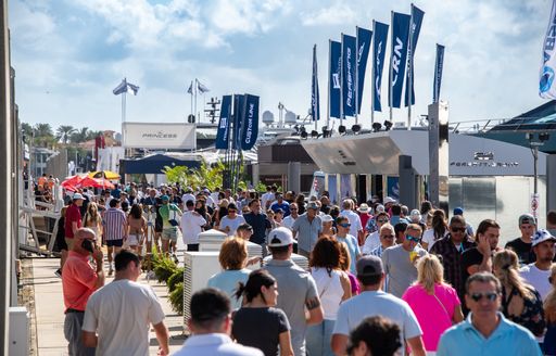 attendance at yacht show for yacht charter business