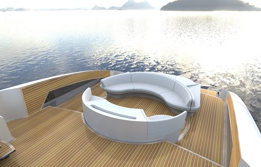 A digital rendering of a new range of yacht