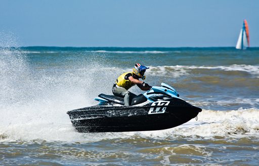 champion jet ski experience at the Southampton Boat Show