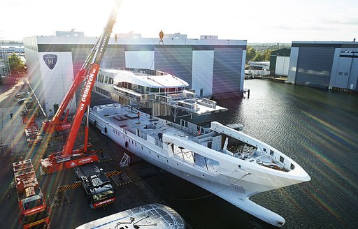 Project Falcon emerging from shed in August 2020