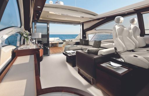 Interior of the Azimut 62S yacht