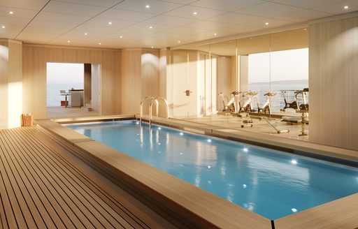 Damen Yachting SeaXplorer 105s indoor pool