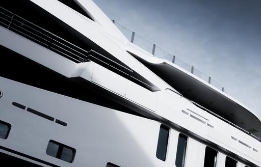 Side of Amels 200 superyacht