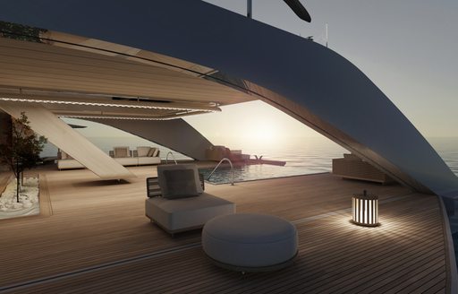 Rendering of Tankoa concept Apache showing light coming through beach club 