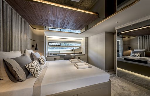 master cabin on a superyacht