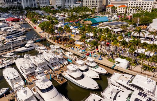 superyachts for sale on show at Palm Beach International Boat Show 