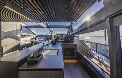 Pearl 72 galley
