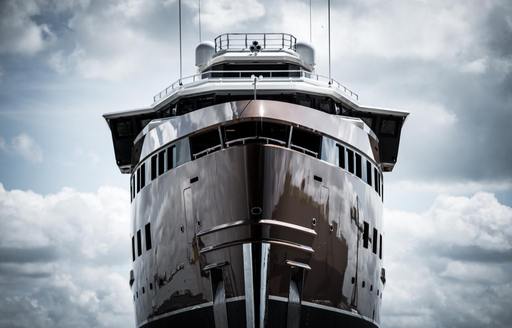 Hull of Damen Yachting's 'La Datcha' Explorer Yacht