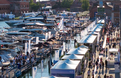 yacht buyer crowds at Venice Boat Show