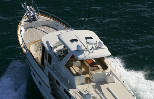 aft deck of Fleming 55