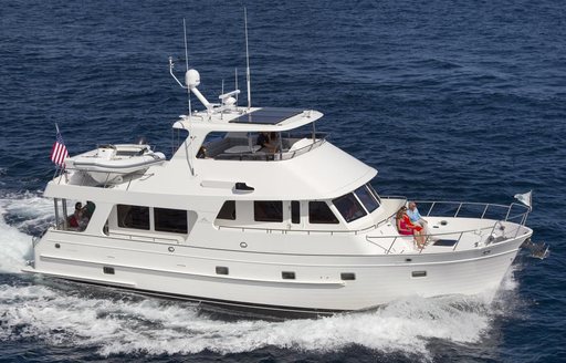 tender launch, trawler yacht