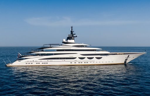 Superyacht AHPO at sea