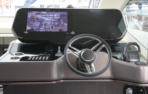 Helm Station of Galeon 560 Fly