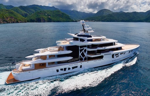 Superyacht ARTEFACT on water