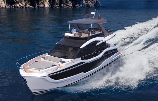 Exterior of Galeon 560 Fly
