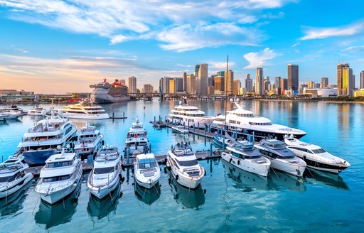 yacht marina provides protection and security