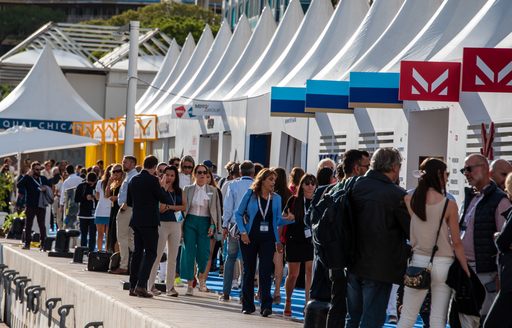 smart crowds at Monaco Yacht Show