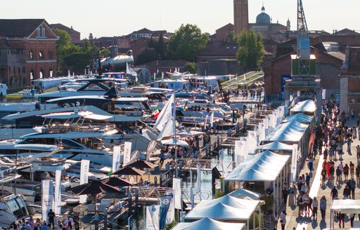 yachts for sale at Venice Boat Show