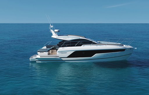 Fairline Targa 40 Mk2 2023 starboard side shot