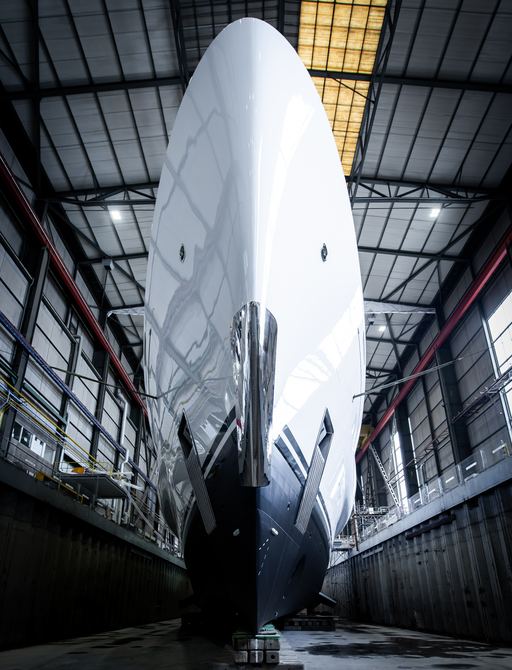 Superyacht GALINNA in docks