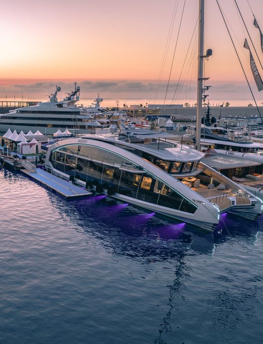 Tecnomar yacht THIS IS IT at Monaco Yacht Show