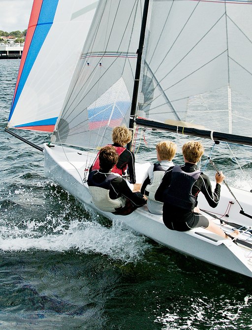 dinghy sailing experience at the Southampton Boat Show