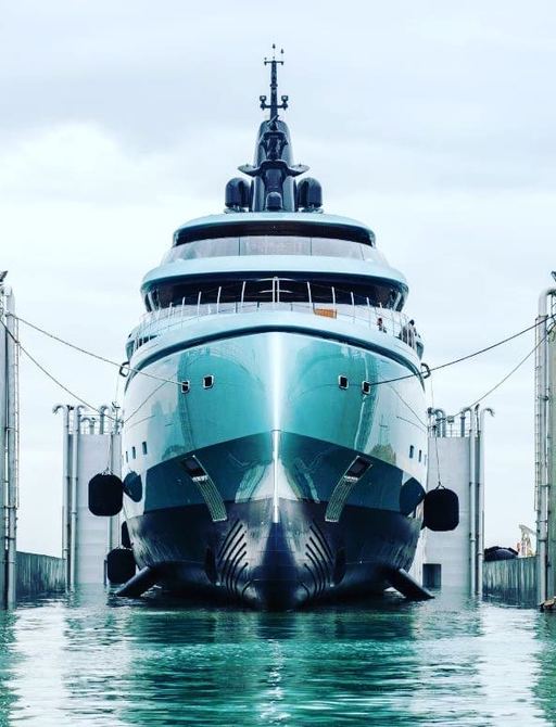 Admiral Yachts superyacht KENSHŌ at launch