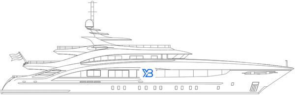 Heesen 50m Steel Displacement