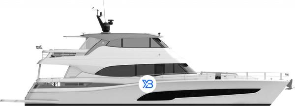 Riviera 78 Motor Yacht Enclosed Bridge Deck