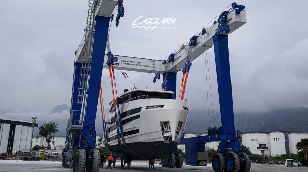 Lazzara Yachts launches superyacht with ‘largest GRT in its class’