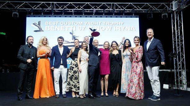 Benetti Superyacht IRYNA Wins 'Best Custom Yacht'