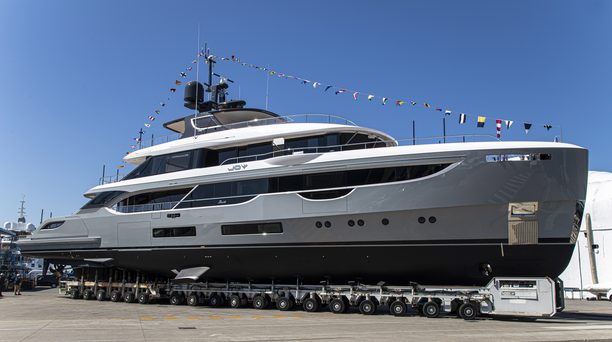 Benetti’s second Oasis 40m makes a splash in Italy