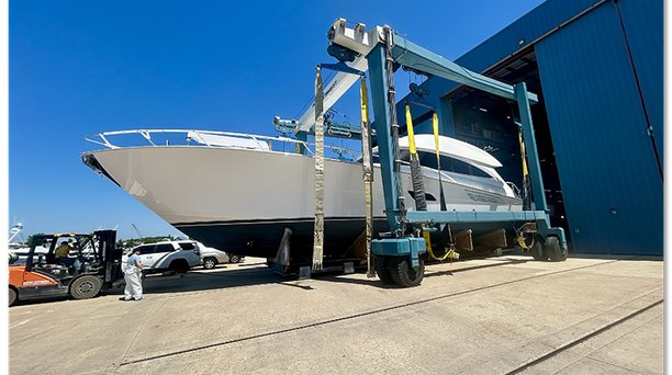 Latest Viking 90C Sportsfisher Yacht Heads for Sea Trials in New Jersey