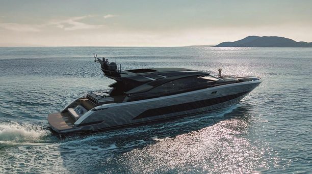 First 28m AB Yachts AB 95S Superyacht Goldeneye Delivered