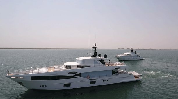 Gulf Craft delivers two Majesty 100 superyachts ISLA and HARMONY