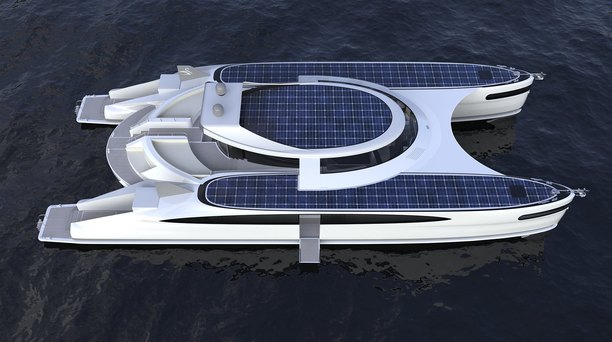 Crab inspired amphibious catamaran concept unveiled